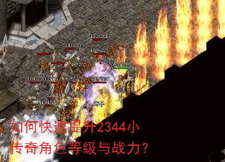 如何快速提升2344小传奇角色等级与战力? 如何快速提升2344小传奇角色等级与战力?