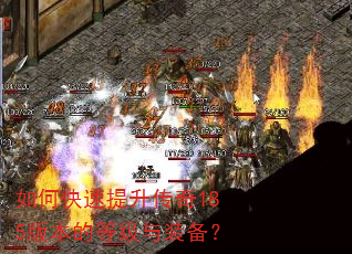 如何快速提升传奇185版本的等级与装备? 如何快速提升传奇185版本的等级与装备?